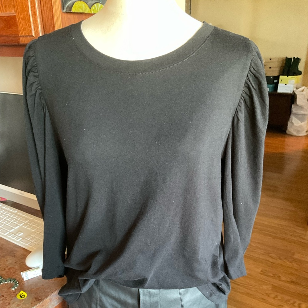 Calvin Klein Black Pullover Blouse Size XL, NWT - Picture 5 of 13